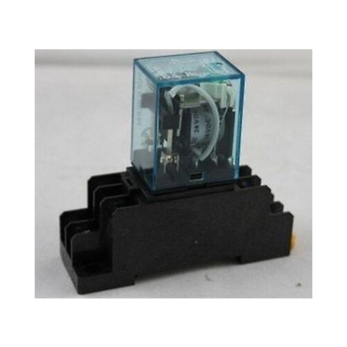 110V AC Coil Power Relay MY3NJ HH53P-L 11Pin 3NO 3NC 5A With PYF11A Socket Base