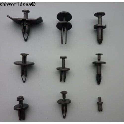 Shhworldsea 100pcs Auto Bumper 6mm Hole Rivet Retainer Push Engine Cover Car For GM