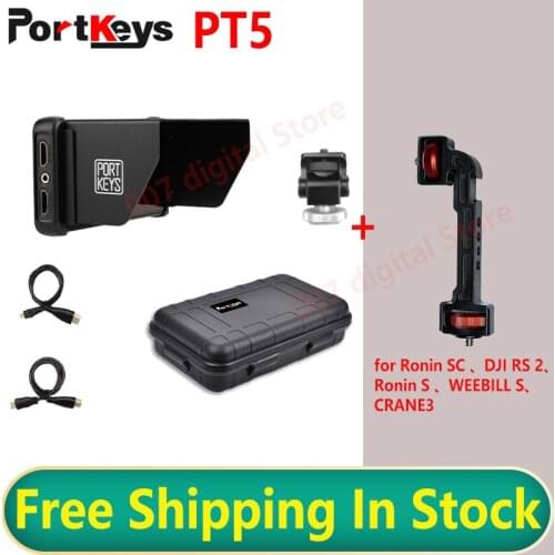 PORTKEYS PT5 4k Monitor Thin And Ultra-Narrow Bezel 5.5" IPS Monitor ,3D LUT/ Luma&RGB Portable Monitor