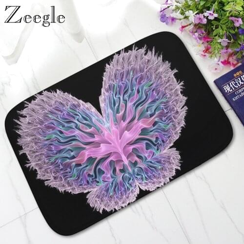 Zeegle Doormat Outdoor Rugs Home Floor Mat Anti-slip Mats for Bathroom Kids Bedroom Carpet Bedside Rugs Kitchen Mats
