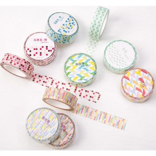 1pcs Original Floral Small fresh and tape Tape diy Diary Decoration Phone Notepad Student Stationery