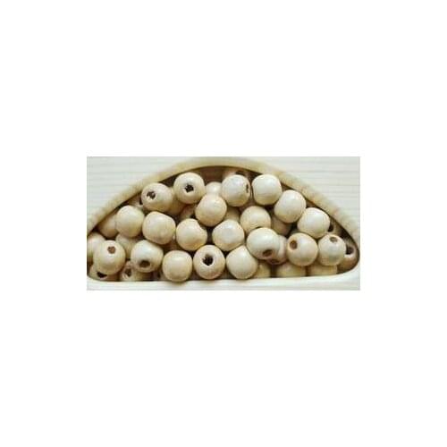 10 12 14mm Top Quality White Round Shape Wood Beads DIY Accessories 1000pcs/lot