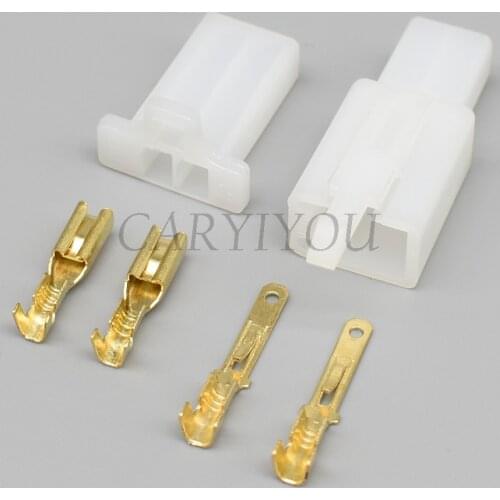 10Sets 6030-2981 6040-2111 2 Pin Male Female Wire Harness Motorcycle ABS Automotive Cable Connector