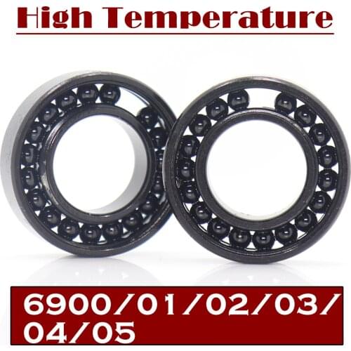 High Temperature Bearing 6900 6901 6902 6903 6904 6905 ( 2 Pcs) 500 Degrees Celsius Thin Section Bearings Full Ball Bearing