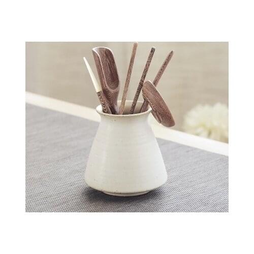 Kung fu tea accessories ceramic tea six gentleman tea spoon