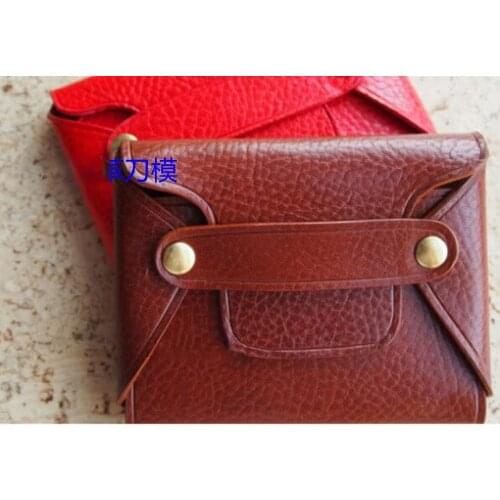 Coin case wallet baf leather craft template cutter cutting tool knife mould leather hole punches tool set deri el aletleri