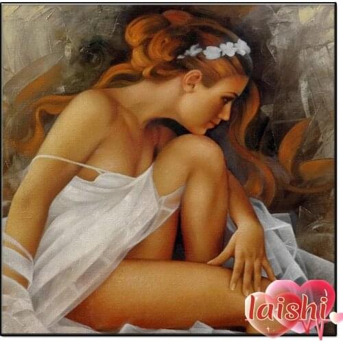 5D Abstract art, fashion girl Diamond Painting Picture full Round drill Embroidery Kit Mosaic Design Crafts Home Decor Gift