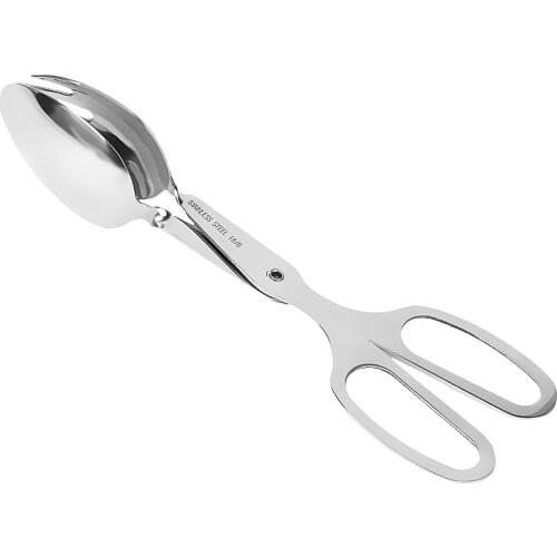 Stainless Steel BBQ Sugar Tongs Ice Coffee Bar Buffet Kitchen Spoon