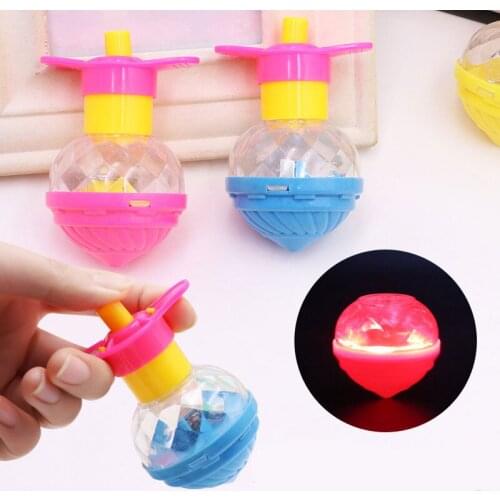New 2021 Spinning Top Colorful Flash LED Light Laser Gyroscope Childrens Luminous Gyro Classic Toys Kids Christmas Gift