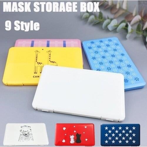 Portable Face Masks Storage Box Moisture-Proof Cover Holder Masks Seal Storage Stationery Case Dustproof for Dustproof Mask Case