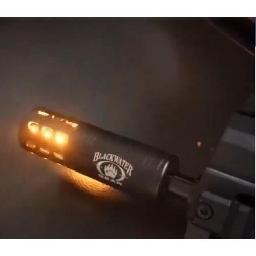 Paintball Accessory Airsoft HK416 Sound Control Decorative Tube for JM 14mm Reverse Thread Tube/19mm Outer Barrels