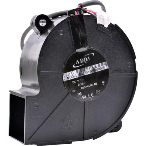 COOLING REVOLUTION AB07012HB250300 7025 70x70x25mm 7CM 12V 0.25A Double Ball Bearing Projector Blower Fan