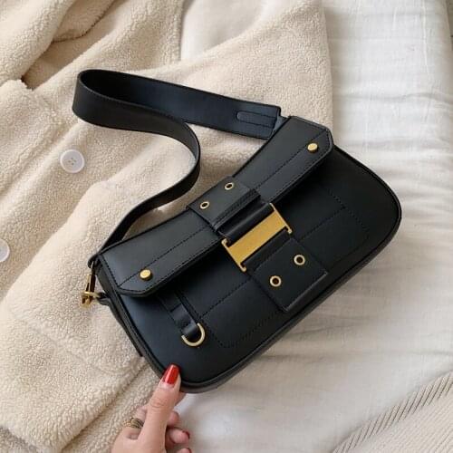 European Retro Fashion Style Shoulder Bag 2020 New Wild Messenger Shoulder Bag Underarm Bag Armpit Bag
