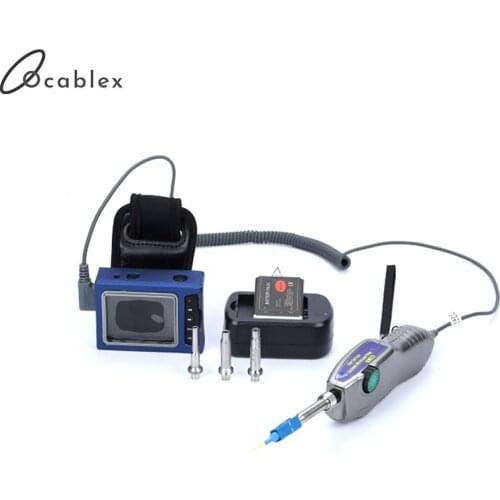 400x Magnification Fiber Optic Connector Inspection Video Inspection Probe and Display, Fiber Optic MicroScope