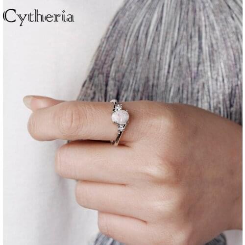 Fashion women rings Imitation pearls ring for mommy simple clear crystal Ring metal Rings selfless mother bague anillos female