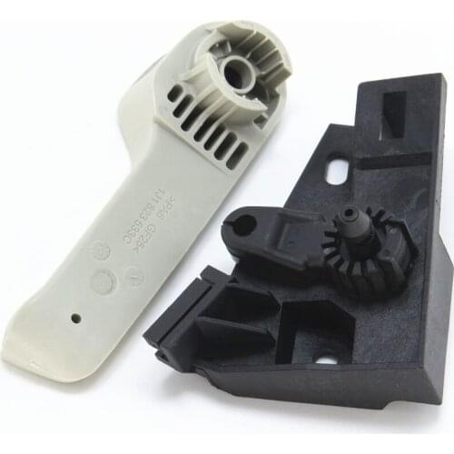 1 Set Gray Hood Latch Release Handle + Black Bracket for VW Jetta Golf Beetle 1KD823633A 1KD 823 633A 1J1823533C 1J1 823 533C