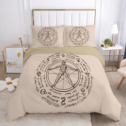 3D Magic Bedding set Duvet cover set Quilt covers Comforter case Pillowcase King Queen Double Twin Size Bed Linen Home Textile