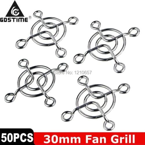 50PCS LOT Metal Steel 30mm 3cm Fan Protector Finger Guard Grill Net