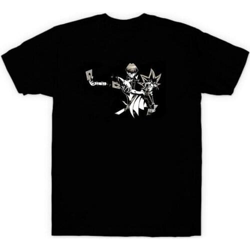 Duelist Fiction Yami Yugi Pharaoh Atem And Seto Kaiba Yu-gi-oh Black T-Shirt