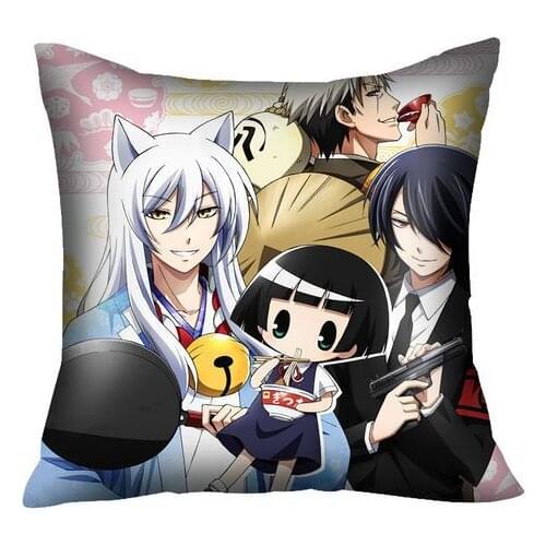 Hobby Express Gugure Kokkuri-san Dakimakura Square Pillow Cover Anime Cushion Case GZFONG45