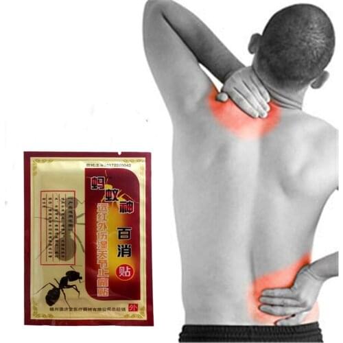 Chinese herbal Analgesic Plaster Far infrared Medicated Ant venom Pain Relief Patch Use for Shoulder Neck Back Joint Pain Care
