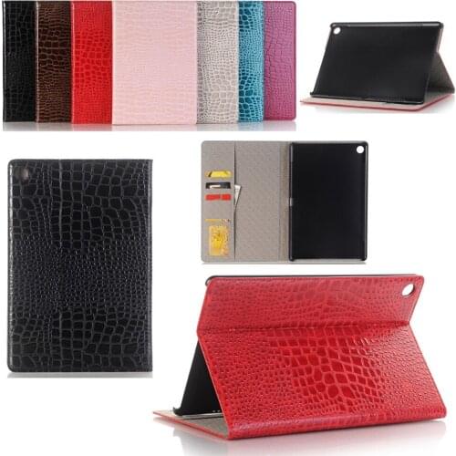 Crocodile Magnet Smart Cover Stand Leather Skin Shell Sleeve Funda Case For Huawei MediaPad M5 10.8 CMR-W09 CMR-AL09 Pro CMR-W19