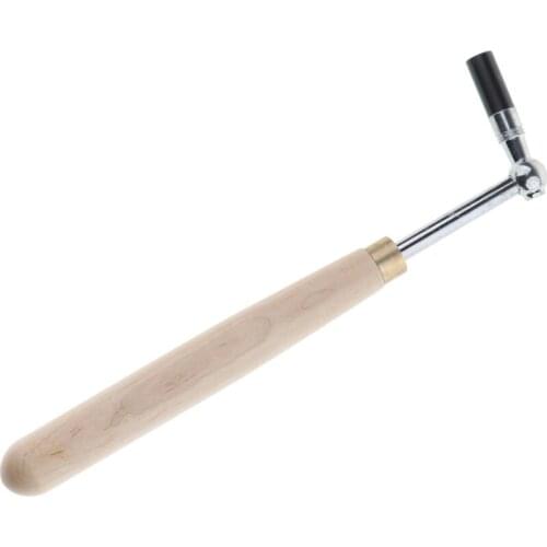 L Shape Piano Keyboard Tuning Key Hardwood Handle DIY Fastening Tool