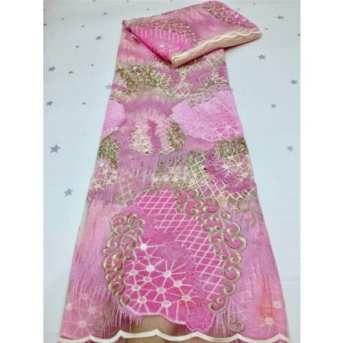 Top selling tulle mesh fabric nice looking french net lace fabric JRB-291908 with pretty flowers for party dress