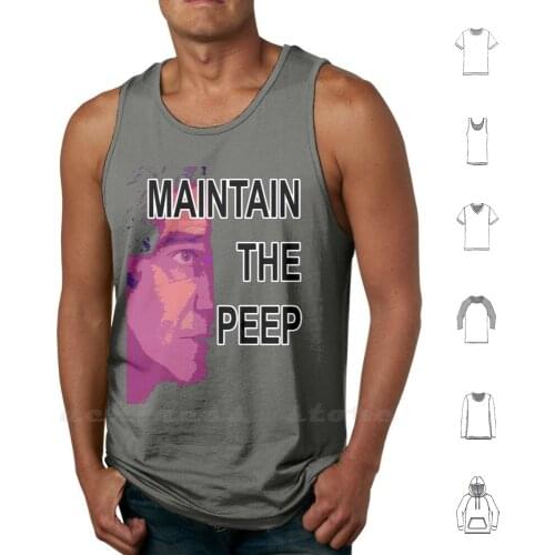 Maintain The Peep Tank Tops Vest Sleeveless Micky Flanagan Maintain The Peep The Peeper The Peepee Funny Comedy Cool Micky