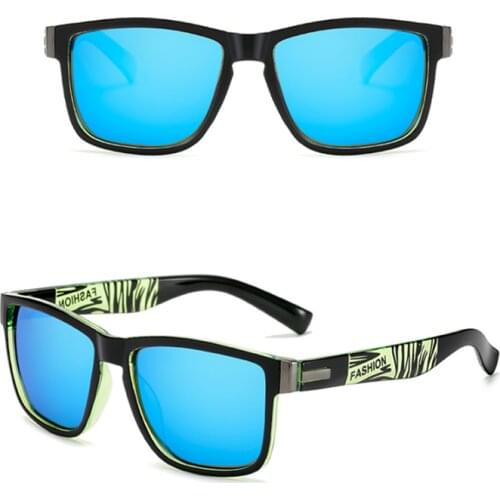 Fashion Square Frame Retro Decorative Polarized Fishing Sunglasses Women Men Versatile Pattern Frame For fishing Glasses Adults