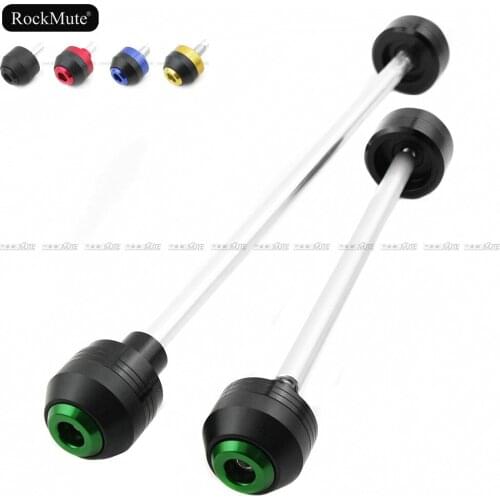 Motorcycle Accessories Front Rear Axle Fork Crash Sliders Wheel Protector For KAWASAKI ZX-6R NINJA 2009 2010 2011 2012 2013