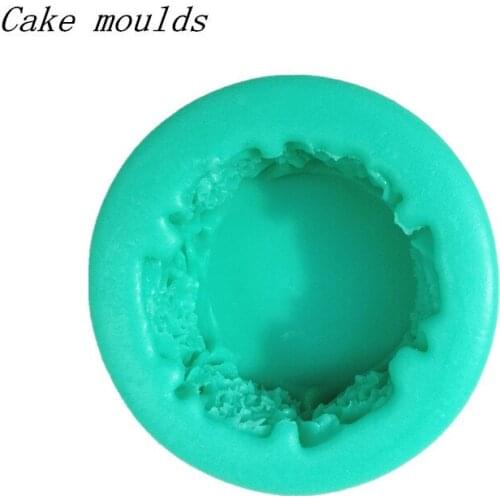 Wholesale Silicone mold RS008 Flower column shape Decoration clay mold Fondant cake mold Soap mold