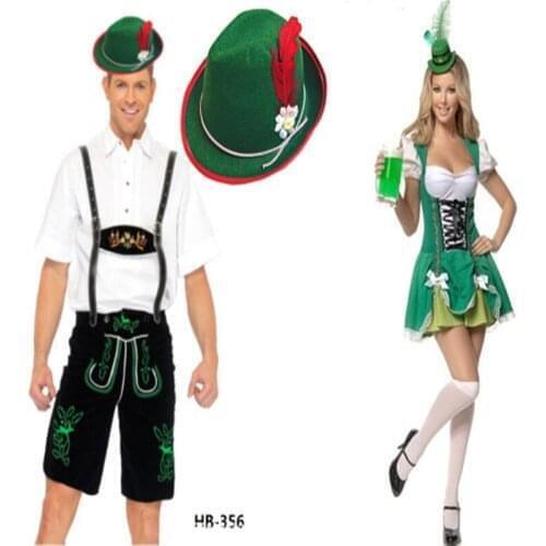 Couple Beer Men Beer Girl Cosplay Costumes Lover Oktoberfest Cosplay Set Beer Festival Waiter Waitress Cos Halloween Costumes
