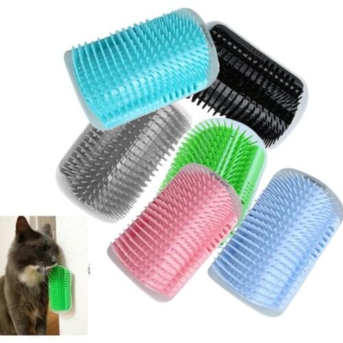 Pet Cat Self Groomer For Cat Grooming Tool Hair Removal Comb Dogs Cat Brush Hair Shedding Trimming Massage Device With Catnip