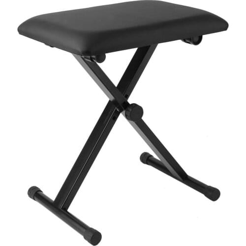 Adjustable Manicure Stool Chair for Beauty Salon Music Room Piano Guitar Padded Leather Bench Seat