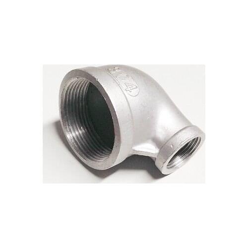 1-1/4" BS To 1" BSP Female 304 Stainless Steel Reducing Elbow Connector Pipe Fitting water oil air