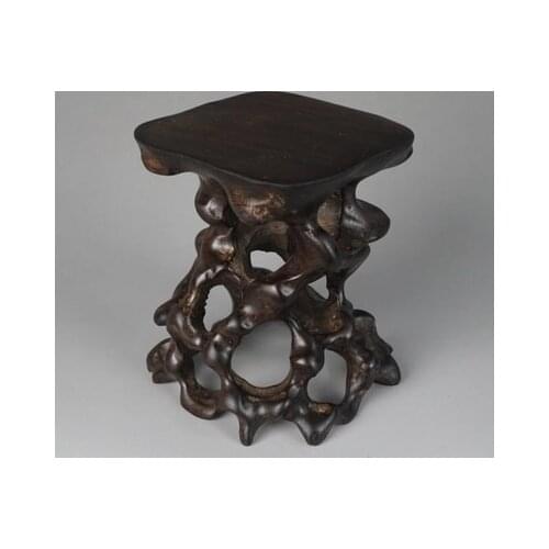 Black wood root carving solid root base