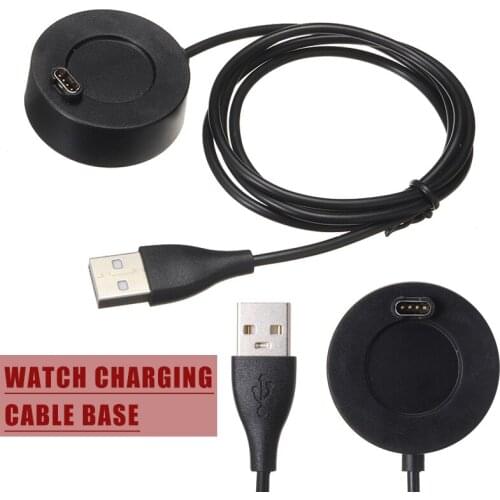USB Travel Charging Dock for Garmin/Forerunner 935/945 Smart Watch Replace Accessories Portable TPE+ABS Watch Charging Base 1 m