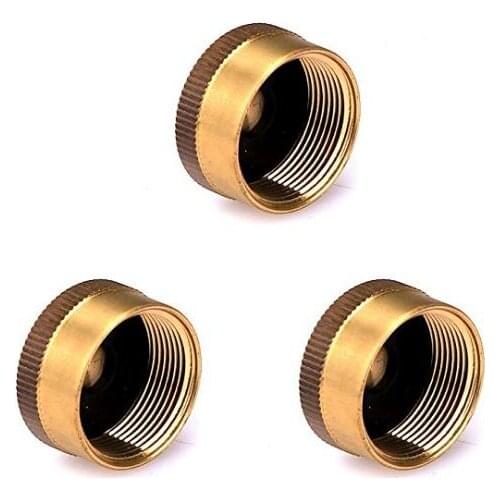 Earth Star 2 PCS Solid Brass Refill 1 LB Propane Bottle Cap Gas Tank Cylinder Sealed Cap -5