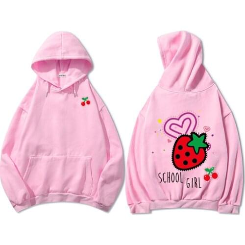 Women Hoodies Streetwear Cutu Hoodie Oversized Kpop Sweatshirts Womens Pullover Long Sleeve Hoody Korean Clothes Feminine Itself