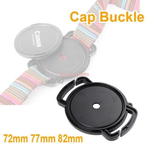 10pcs 40.5 43 46 49 52 55 58 62 67 72 77 82mm Universal Lens Cap Anti-losing Camera Buckle Lens Cap Holder
