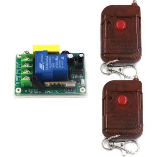 220V 30A 1CH Wireless Remote Control Switch System Toggle Momentary Light/Lamp LED SMD Access Remote ON OF SKU: 5330