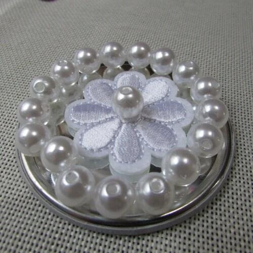 50g straight hole hole high imitation pearlsDIY originality handwork accessories material phone beauty essential 4mm-20mm