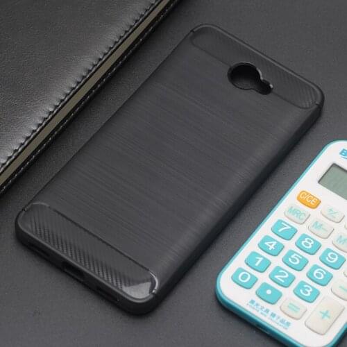 AMMYKI 5.5'For Huawei Y7 Nova Lite Plus case soft Black silicone phone cover 5.5'For Huawei Ascend XT2 case