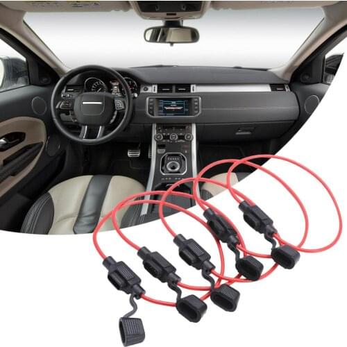 Car Boat Blade Fuse Holder Inline Fuse Holder Waterproof Mini Automotive Wiring Harness Medium Fuse Box Car Accessories
