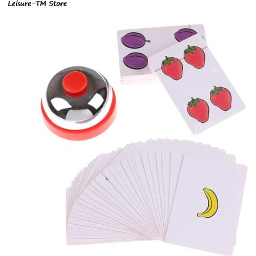 Hot Sale 1 Set New Sale Halli Galli Board Game 2-6 Players Cards Game For Party Easy To Play With Family Friends Wholesale