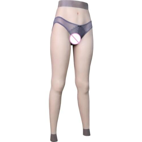 Ankle-length Silicone Panty Realistic Full Silicone Fake Vagina Panty Crossdresser Transgender Cosplay Transvestite Dragqueen 1G