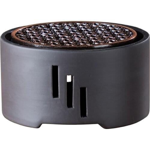 Home Ceramic Candle Stand Tea Heater Tea Stove Milk Warmer Candle Holder with Mat Without Candle for Home Cafe Kitchen Tools