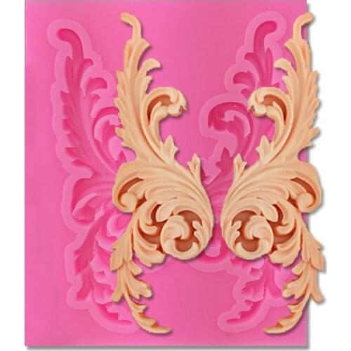 Classical Flower Totem 3D chocolate soap Moulds DIY fondant cake decorating tools silicone mold kitchen baking utensils