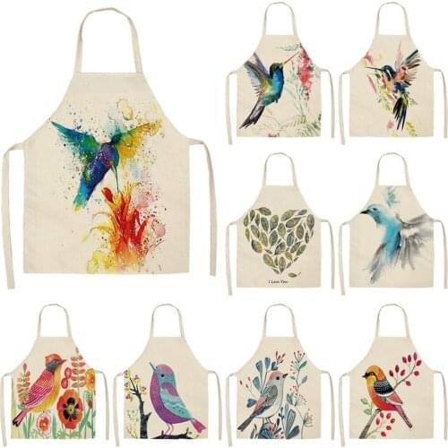 Hummingbird picks nectar apron apron kitchen black apron apron dress kitchen coffee shop accessories women apron chef apron